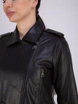 Косуха женская оверсайз натуральная кожаная Турция