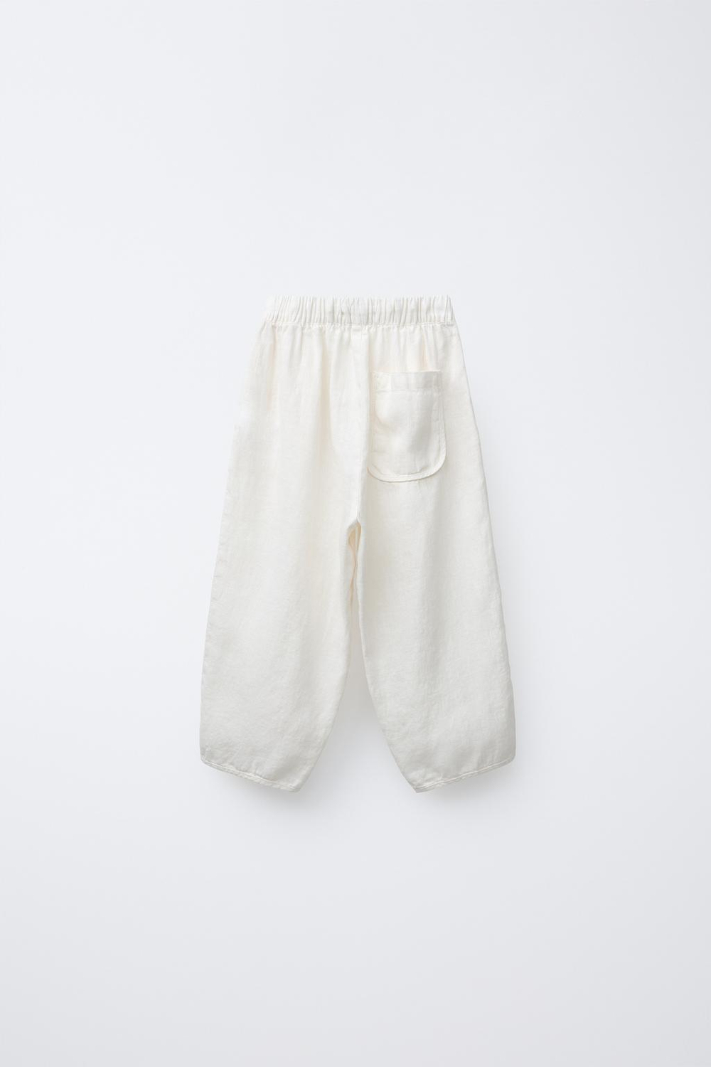 Брюки baggy из 100% льна