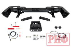 Бампер РИФ силовой задний TANK 300 с квадратом под фаркоп и фонарями