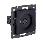 Розетка TV (папа), черный Kollinger REA-007BK для Aspekt, Eleganz, Reflex