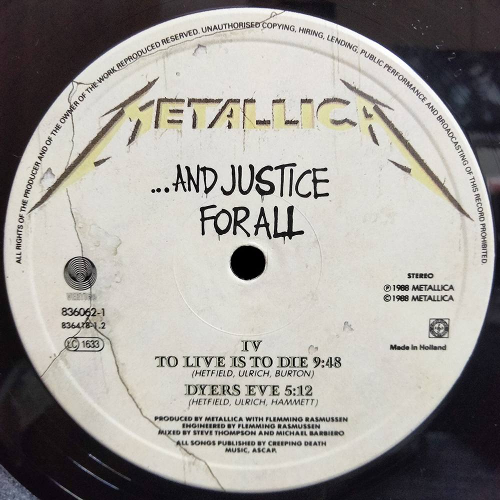 Metallica / ...And Justice For All (2LP)