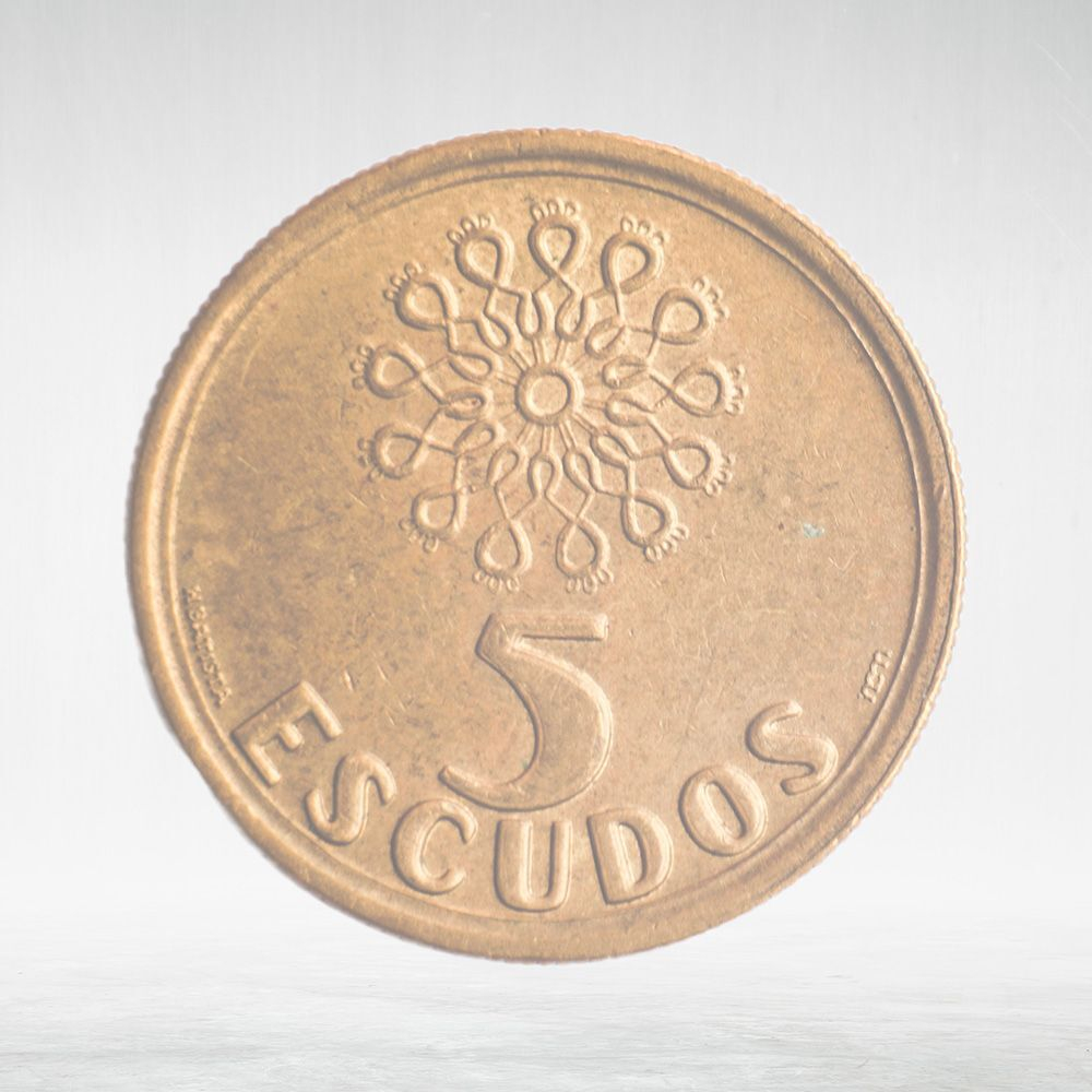 Portugal, 5 Escudos, 1993, VF