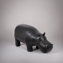 Банкетка Пуф Бегемот Черный большой