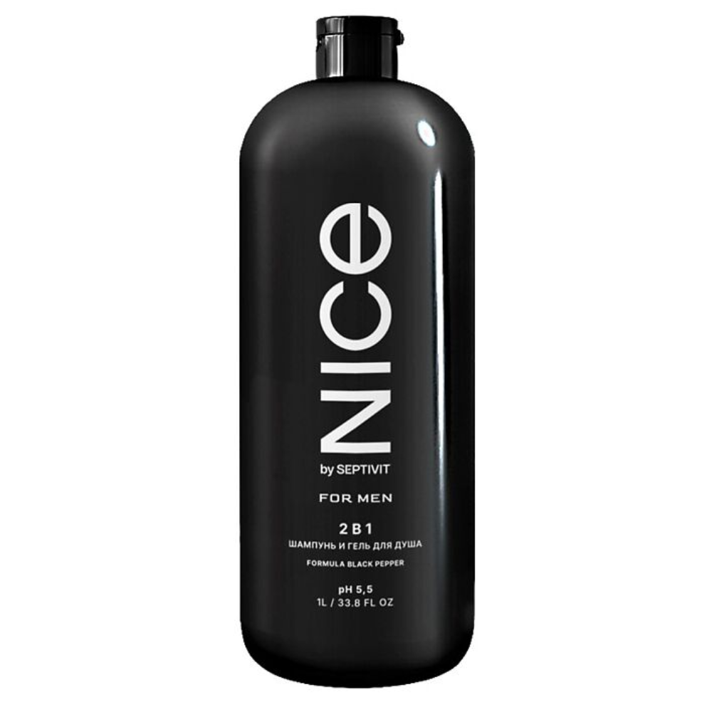 БОНУС Шампунь NICE 2в1 Мужской 1 л