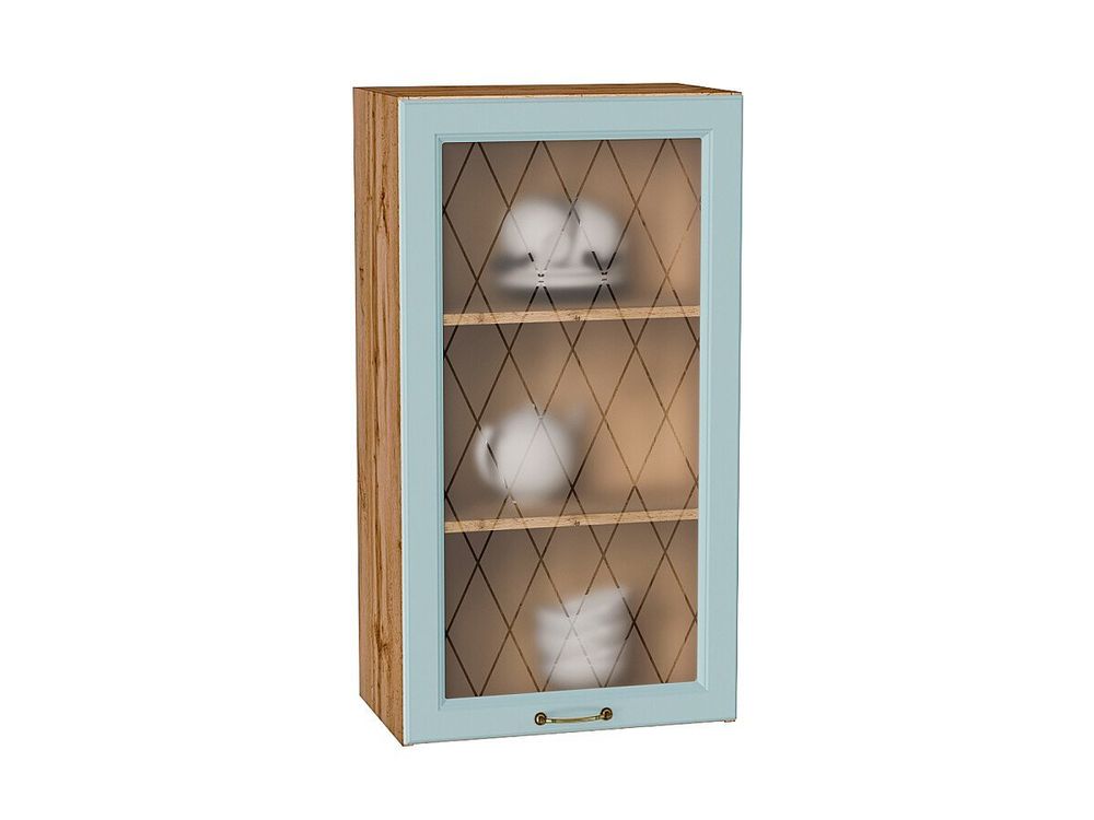 Шкаф верхний с 1-ой остекленной дверцей Ницца