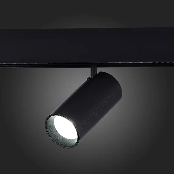 ST375.406.12.1 Магнитный трековый светильник SMART Черный LED 1*12W 2700K-6500K 1 080Lm Ra90 36о IP2 СКАЙЛАЙН 48V