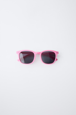 ZARA СОЛНЦЕЗАЩИТНЫЕ ОЧКИ, НЕОНОВО-РОЗОВЫЙ