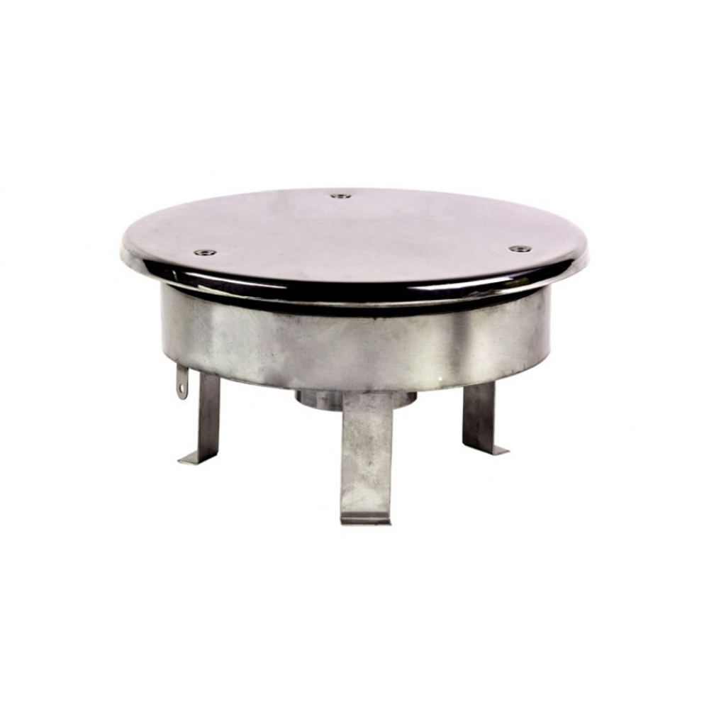 Водозабор с антивихр. крышкой д.250 (плёнка) G2,5" (внутр.) нерж. AISI-304