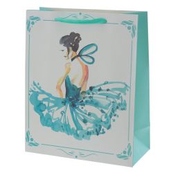 GAEM Пакет подарочный M (бумага 210г/м2, блок микс 12шт), L26 W12 H32 см, 4в.