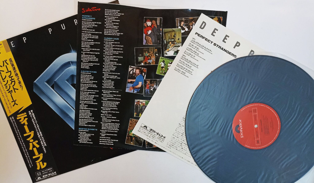Винтажная виниловая пластинка LP Deep Purple Perfect Strangers (Japan 1984) (Obi)