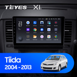 Teyes X1 9" для Nissan Tiida 2004-2013