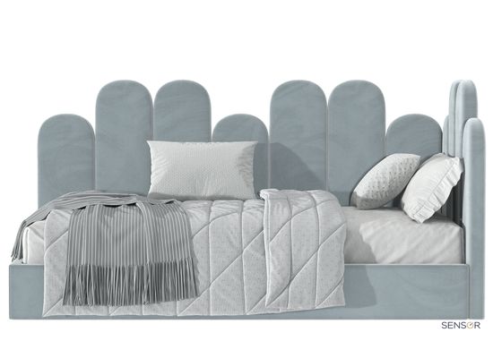 Кровать угловая Савоярди kids - разноуровневая