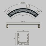 Профиль Led Strip ALM-3535R-B-D-90°-0.8M