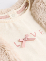 Комплект из трех предметов для девочки Next B06-321, Розовый, Бежевый