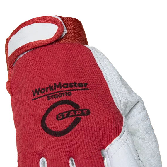OSA START WorkMaster STG0110, Перчатки со вставкой из козьей кожи (10/100)