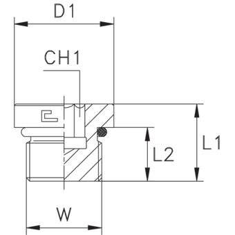 Заглушка VH (Ш) UNF 7/8 (o-ring)