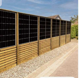 Солнечные панели для забора