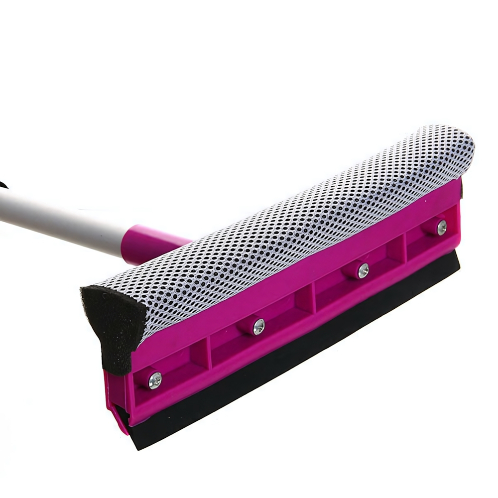 Окномойка для мытья стекол Селфи телескопическая алюминиевая ручка 95см губка 25см 550