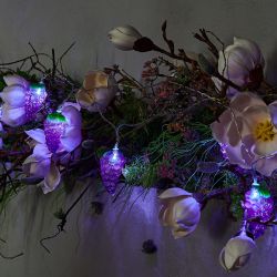 ULD-S0400-010-STB-2AA WHITE IP20 GRAPES Гирлянда светодиодная на батарейках 2AA не в-к. Виноград. 4м. 10 светодиодов. Белый свет. Провод прозрачный. TM Uniel.