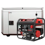 Генератор бензиновый SUNREKA G8500TEAX с кожухом Geon 1200 RAL 7035