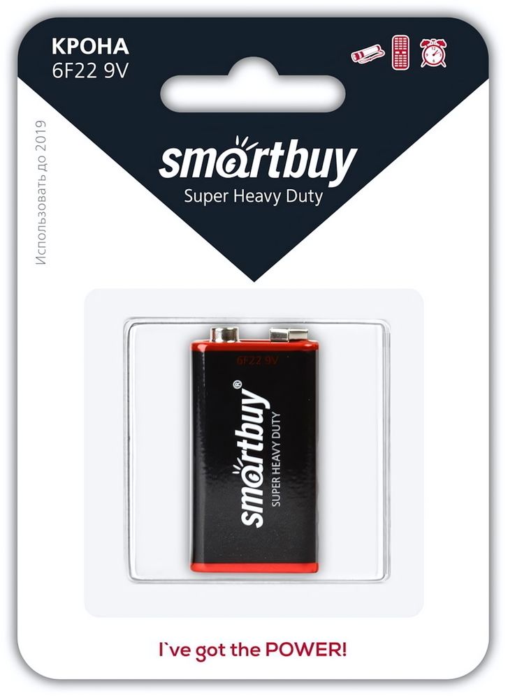Элемент питания Smartbuy F22 BL/1 (комплект 1 шт)