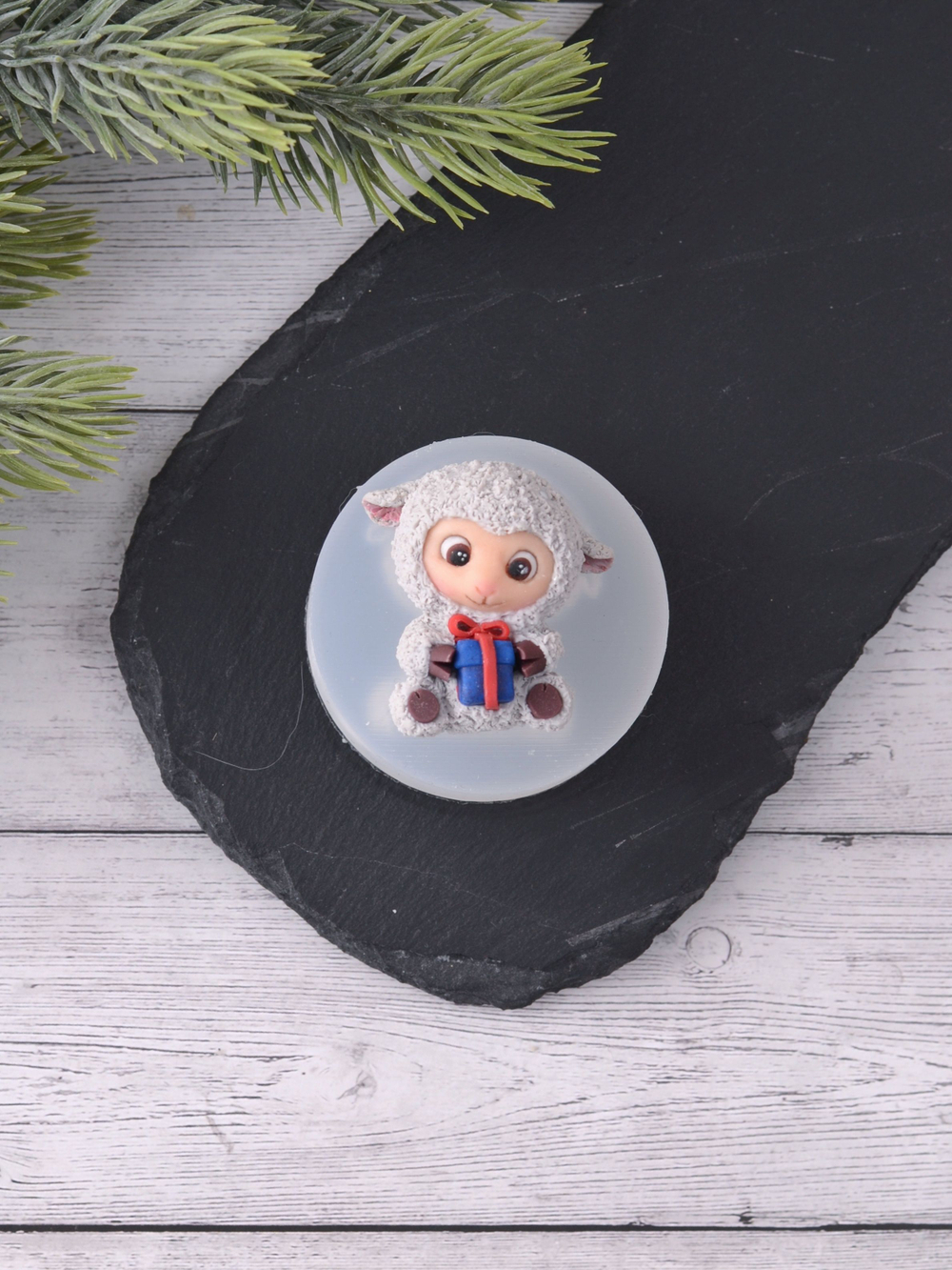 Силиконовый молд "Овечка" #2