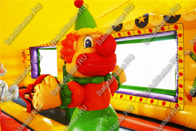 Надувной батут "Маленькие клоуны" 8*4*5.5