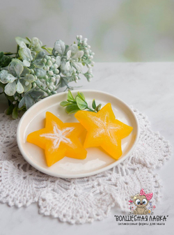 Силиконовая форма Долька карамболы