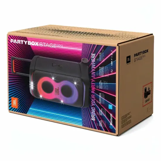 Беспроводная акустика JBL PartyBox Stage 320, 240Вт, Черный