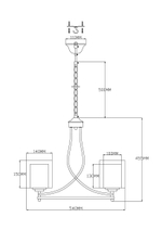 Люстра подвесная Moderli V2524-3P Maximilian