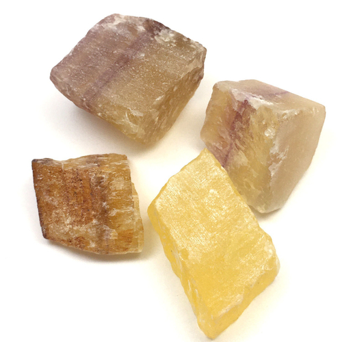 Желтый флюорит, необработанные кусочки 25-30 мм