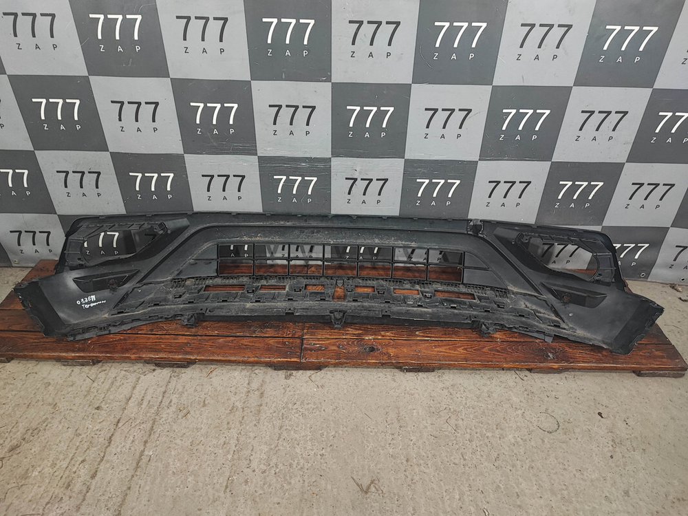 Юбка переднего бампера Volkswagen Teramont 17-22 Б/У Оригинал 3CN805903B