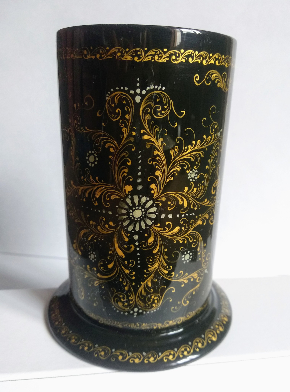 Стакан под ручки с карандашами "Москва" (Ручная роспись Палех)