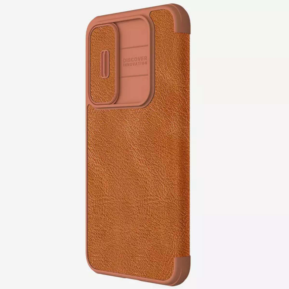 Кожаный чехол-книжка Nillkin Leather Qin Pro для Samsung Galaxy A55