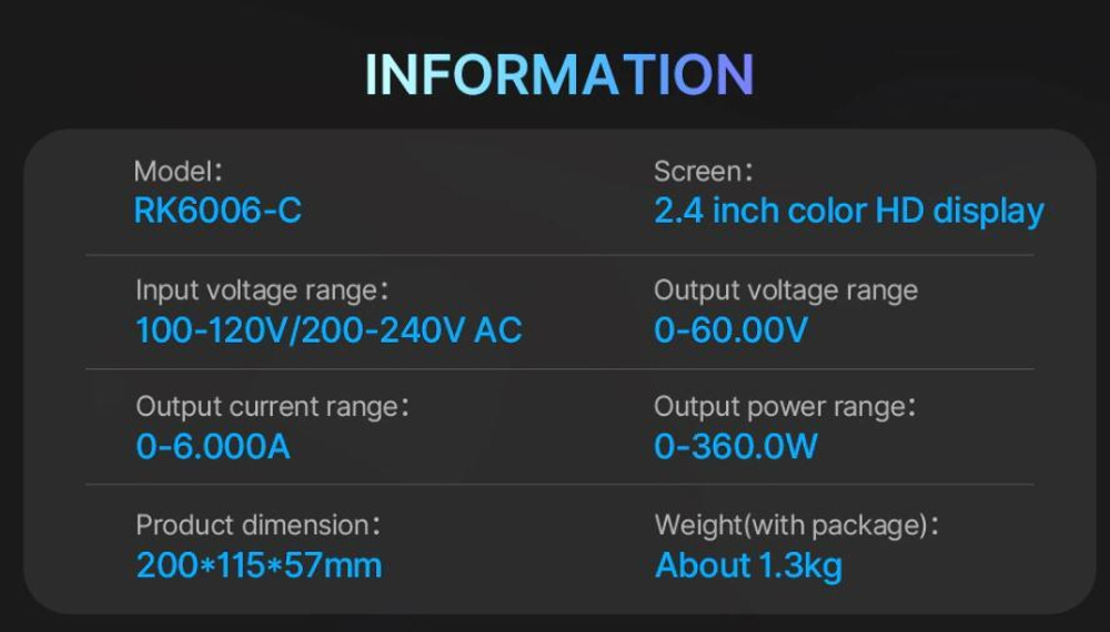 Преобразователь напряжения RD RK6006-C