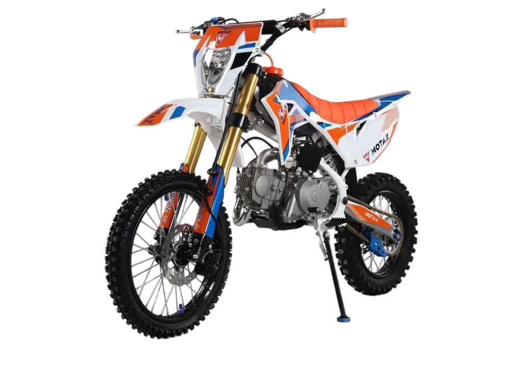 Питбайк MOTAX MX 125 (17/14) белый-белый-оранжевый