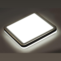 7621/DL PALE SN 162 Светильник пластик/черн./медный LED 48Вт 3000-6300K 440х440 IP43 пульт ДУ EFFA