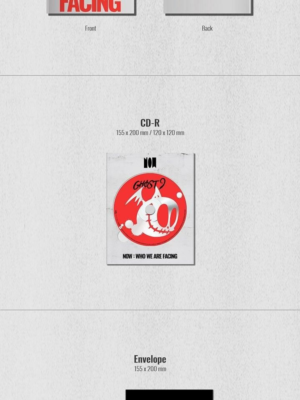 Альбом GHOST9 - NOW : Who we are facing 5th Mini Album