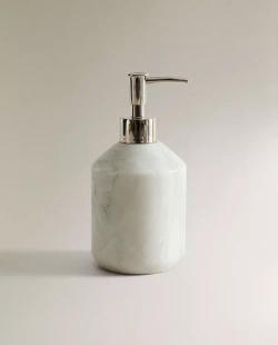 ZARA HOME МРАМОРНЫЙ ДОЗАТОР МЫЛА, ЗЕЛЕНЫЙ
