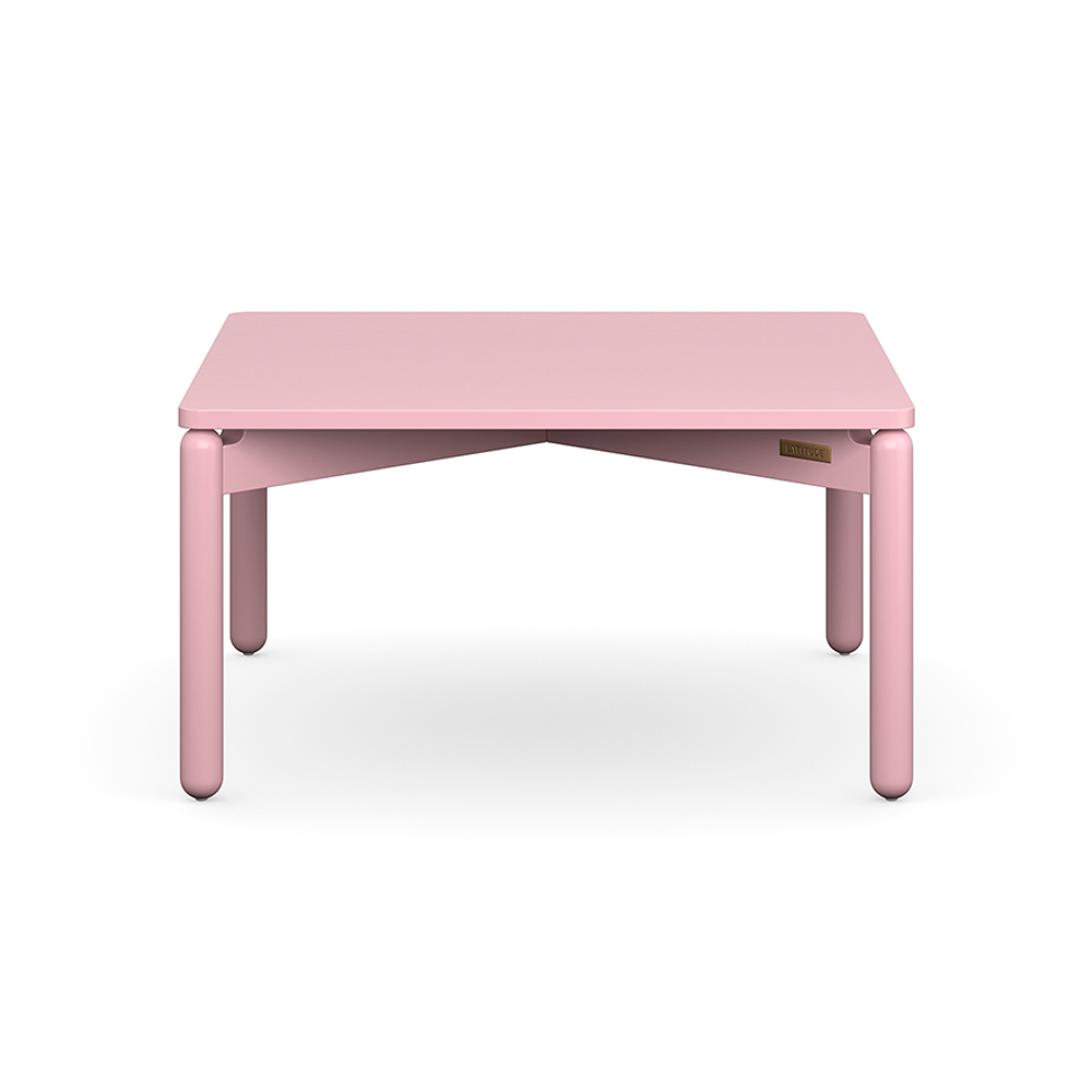 Столик кофейный saga, 75х75 см, розовый