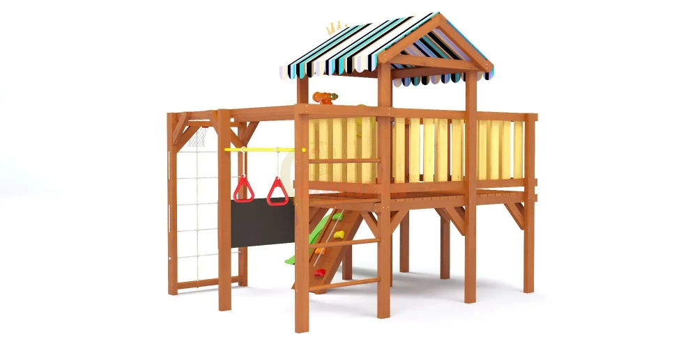 Деревянный игровой комплекс для малышей Baby-8 (play) Priority