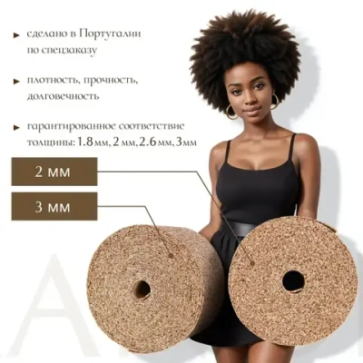 Пробковая подложка GRANORTE Premium 2 мм 10 м2