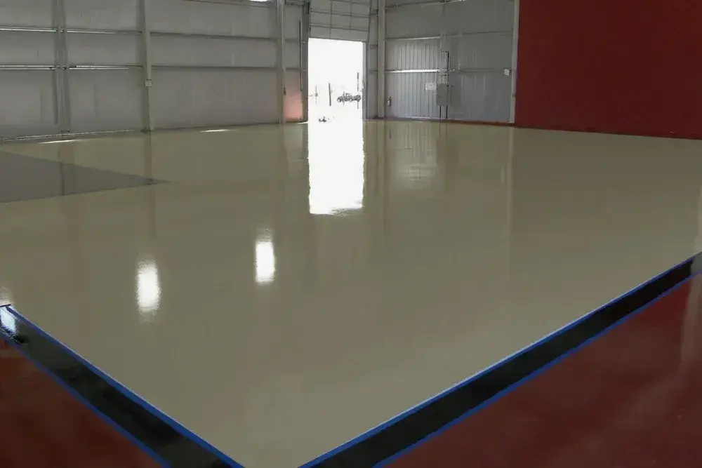 Наливной пол Экотермикс полиуретановое двухкомпонентное покрытие напольное, самовыравнивающийся на 8 м2 / стяжка пола цвет светло-серый 20 кг.