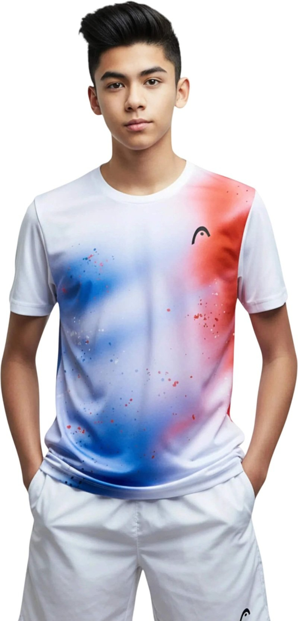 ОДЕЖДА ДЛЯ ТЕННИСА Мальчики, Футболка HEAD TOPSPIN T SHIRT Boy .