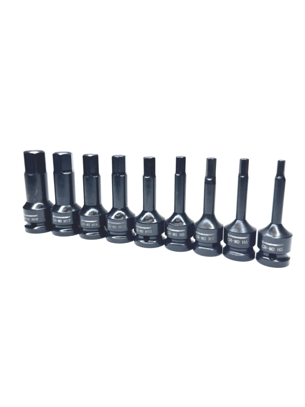Набор ударных головок HEX 1/2" (9 предметов) CS122487