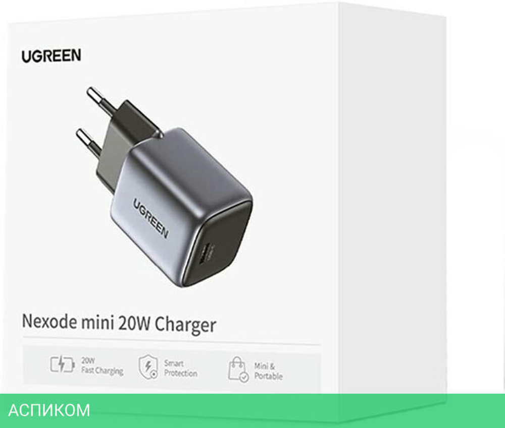 Сетевое зарядное устройство Ugreen CD318-90664 Space Gray (90664)