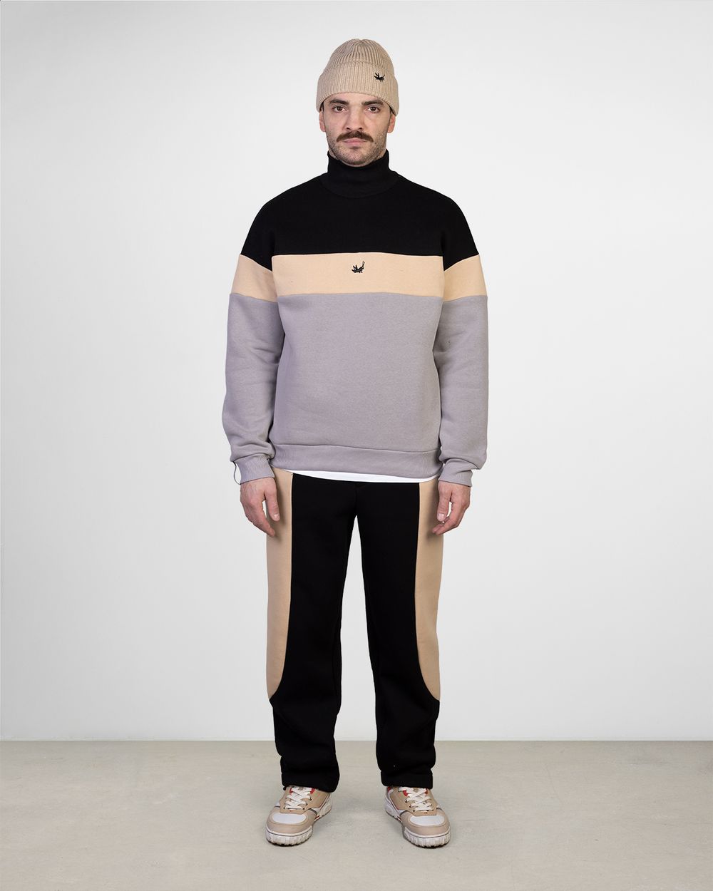 Водолазка Ritmika Hot 3 Layers Tn Черно-бежево-серая
