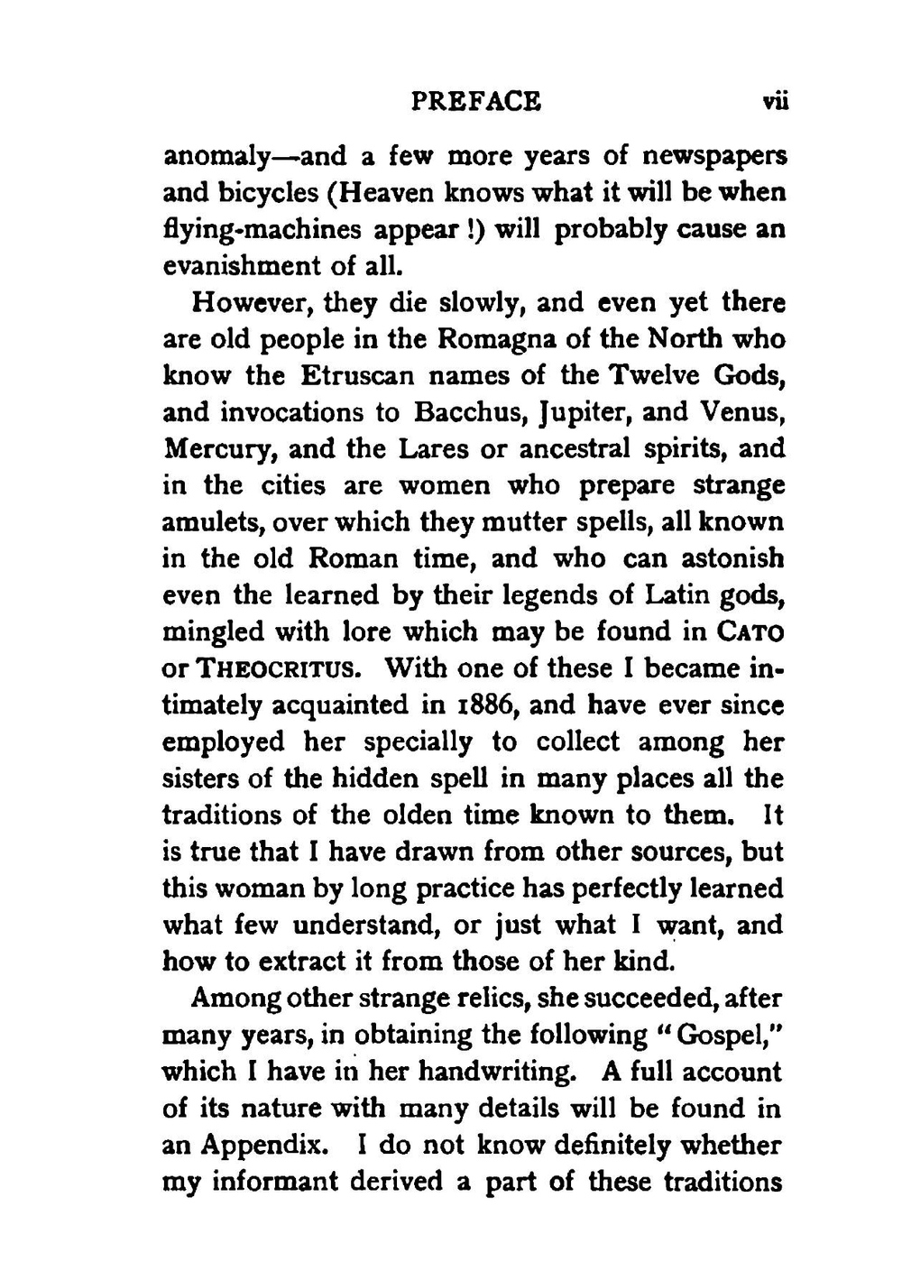 Aradia. Or, the Gospel of the Witches | C. G. Leland