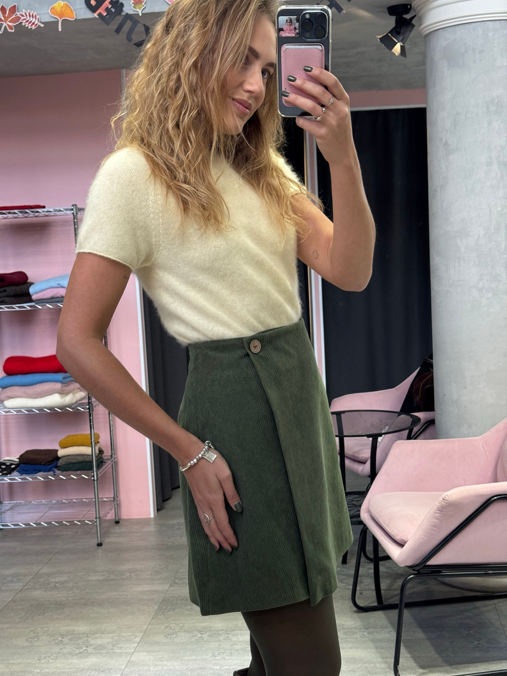 Юбка Velvetta травяной