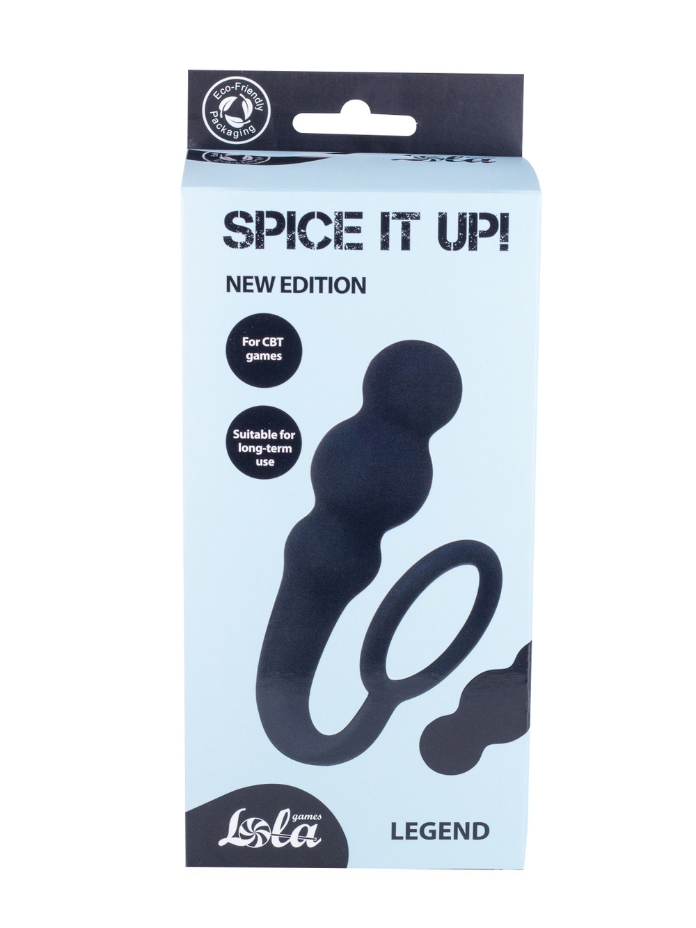 Анальная пробка Spice it up Legend Black 8001-01Lola